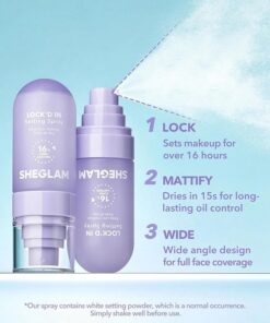 Shiglam Makeup Setting Spray, Matte - Image 3