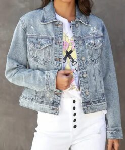 ⁦جاكيت جينز SHEIN⁩ - الصورة ⁦1⁩