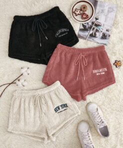 ⁦طقم شورت فرو 3 قطع SHEIN⁩ - الصورة ⁦1⁩