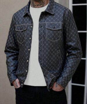 جاكيت  جلد SHEIN