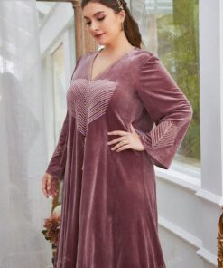 عبايه استقبال قطيفه SHEIN  من غير دلاايه - الصورة 2