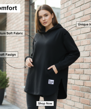 سويتشرت SHEIN الطبيعه من غير جيب