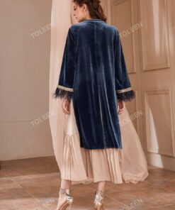 كاردن قطيفه الموديل كاردن فقط SHEIN - الصورة 5