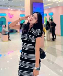 ⁦مينى دريس تريكو SHEIN⁩ - الصورة ⁦1⁩