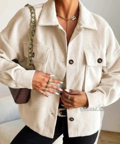 شميز قطيفه مضلع SHEIN - الصورة 5