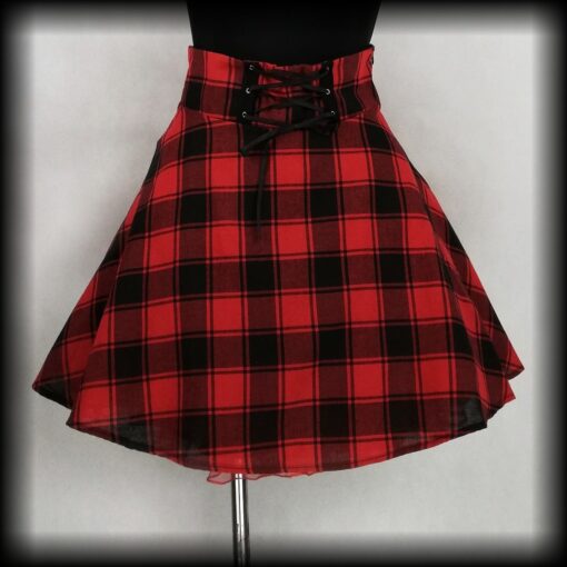 Spodnica-goth-punk-kratka-M (1)