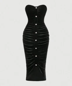 ⁦فستان قطيفه SHEIN⁩ - الصورة ⁦1⁩