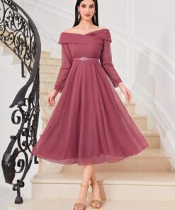 دريس سواريه بدون حزام SHEIN - الصورة 6