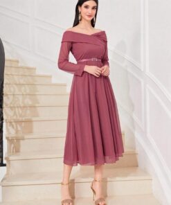 دريس سواريه بدون حزام SHEIN - الصورة 5