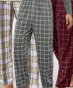 بنطلون اللون الرمادي SHEIN - الصورة 1