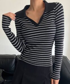 بلوفر تريكوSHEIN - الصورة 2